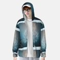 thumbnail image 2 of Vsdgher Winter Rabbit Print Adult Hoodie Shirts Rash Guard for Men Women,Long Sleeve Sun Protection Fishing Shirts for Athletic Running Swim-X-Large, 2 of 7