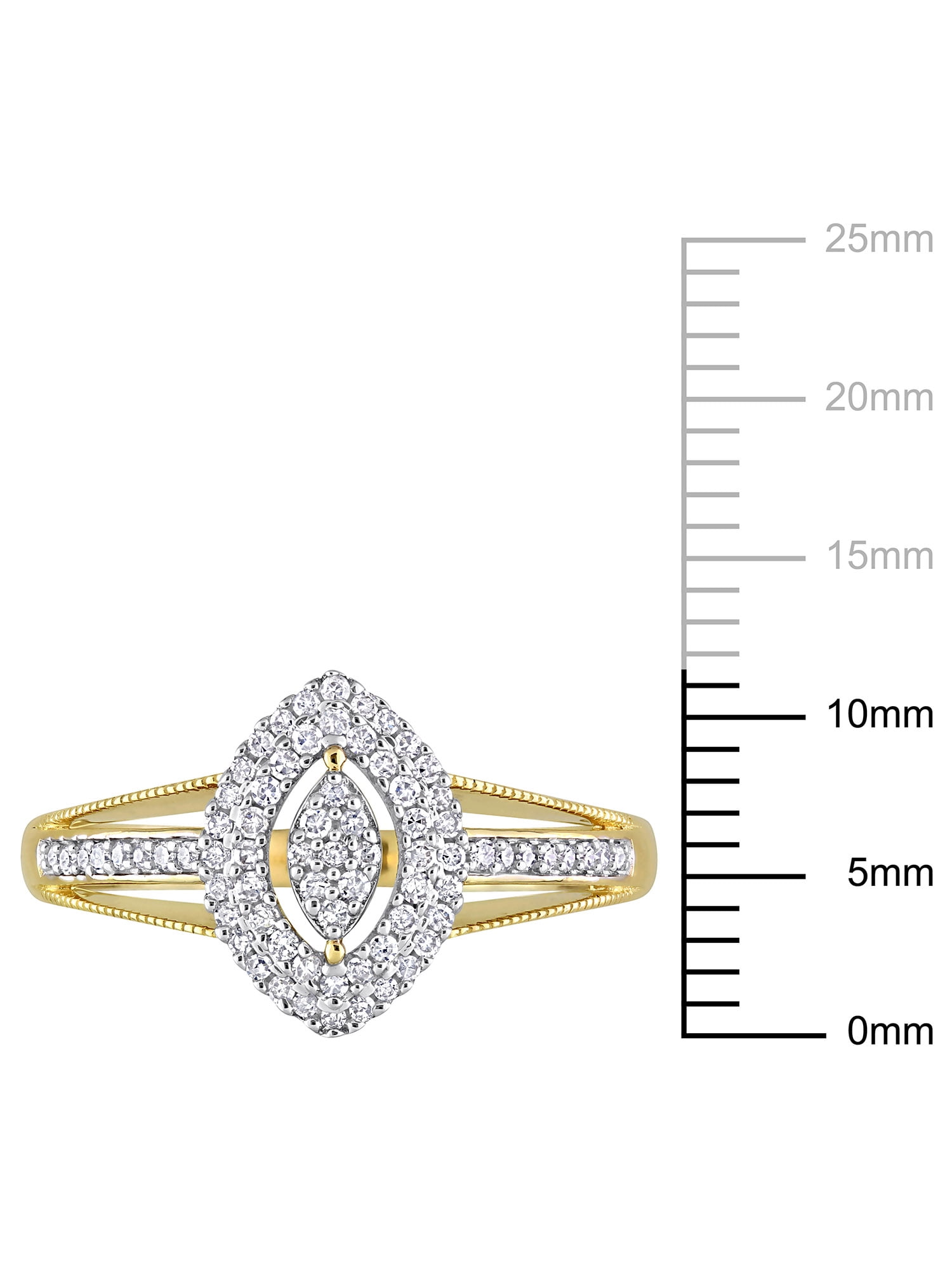 Everly Women's Diamond 10K Yellow Gold Engagement Ring