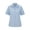 Blue, variant on Edwards Ladies' Lightweight Short Sleeve Poplin Blouse