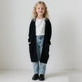 thumbnail image 2 of TAIAOJING Child Toddler Girls Long Sleeve Cardigan Coat Jacket Casual Knitted Sweater With Pockets Versatile 3-4Y, 2 of 6
