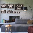 thumbnail image 4 of Snack Bar Street 10 Inch x 14 Inch Novelty Aluminum Metal Sign Open For Cravings Durable Weatherproof Perfect for Kitchens Cafes Stands Fun Gift for Families Hosts Foodies Crafted in, 4 of 6