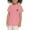 Pink, variant on Toddler Boys Summer Clothes Round Neck Short Sleeve Casual Preppy Shirt Toddler Clothes for Boys