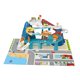 thumbnail image 3 of Pista de carreras, coche de juguete, rampa para coche, pista, ranura, vehículo, juego de carreras, juego Montessori para niños, juguetes recreativos, azul, 3 of 9