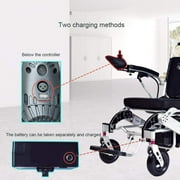 Fold and Travel Lightweight Portable Electric Wheelchair Mobility Scooter Wheelchair Power Wheel chair