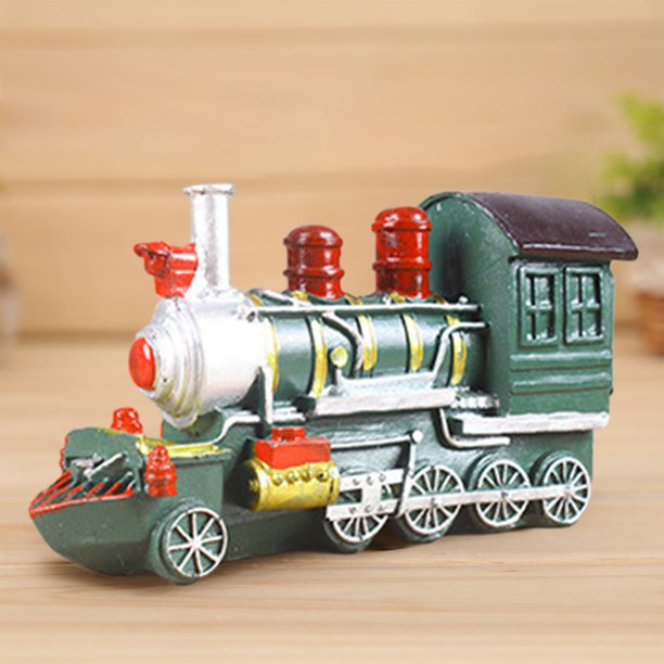 Locomotive Ornament Living Room Bedroom Desktop Decoration Personalized Metal Truck Model Figurine