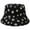 J866-Black-Sunflower, variant on Reversible Bucket Hat For Men Women Summer Travel Beach Outdoor Fishing Hat 100% Cotton - J615-Light BLue