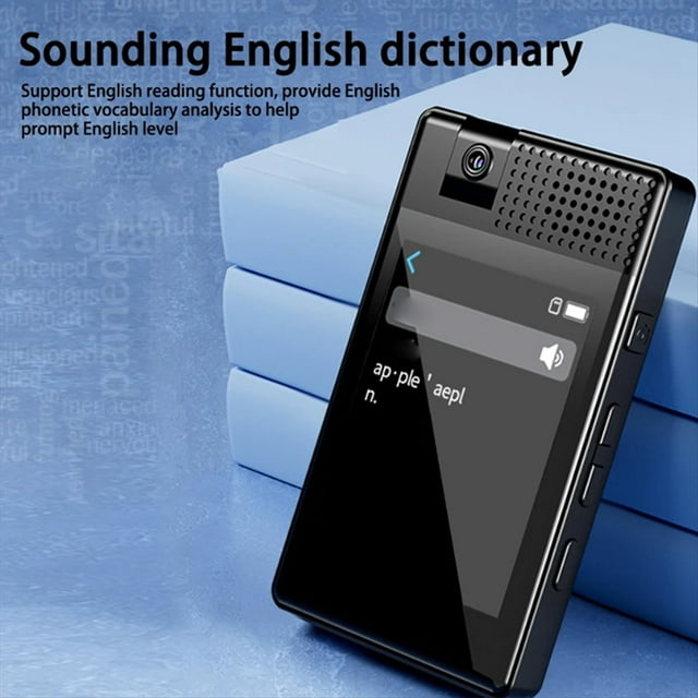Reproductor de MúSica para Estudiantes MP3 Bluetooth 5.3 Altavoz Incorporado Mp5 HIFI con Pantalla TáCtil de 2,8 Pulgadas con FM/Libro ElectróNico/PodóMetro