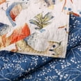 thumbnail image 5 of Barefoot Bungalow Willow Forest Friends Reversible Cotton-Filled Throw Blanket - Natural - 50 x 60 inches, 5 of 7