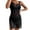 Black, variant on Sngxgn Women Beach Sarongs Sheer Cover ups Bikini Wrap Skirt for Swimwear(Black,XXL)