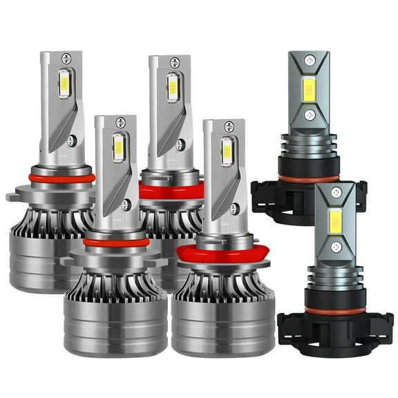 FZPJJNB For Jeep Grand Cherokee 2012-2013 LED Headlights Bulbs High Low Beam Fog Light White F5QQC