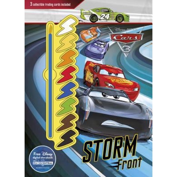 Pre-Owned Disney Pixar Cars 3 Storm Front : 3 Collectible Trading Cards Included (Paperback) 9781474883795