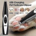 thumbnail image 1 of Cortauñas para perros, cortadora de pelo profesional para pies de mascotas, tijeras para crecimiento de perros, cortadora de pelo para orejas y ojos recargable por Usb, 1 of 5