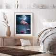 thumbnail image 6 of Diamond Art Kits for Adults - 5d Moonlit Flamingo Night Scene Diamond Painting for Adults, Diamond Art for Adults Beginners, Diamond Painting Kits for Adults for Home Wall Decor, 6 of 7