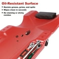 thumbnail image 6 of StarQualityBargain 40 inch Creeper Seat, Rolling Car Creeper/Stool, 6 Pcs 3" Casters, 500 Lbs Weight Capacity,Wheels for Garage、Shop、Auto Repair、Lay Down or Sit（Red）, 6 of 7