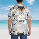 thumbnail image 4 of Fotbe Funny Animals Series Camisa Hawaiana para Hombre Unisex – Camisa Casual de Verano con Botones de Manga Corta de Algodón y Lino,X-Large, 4 of 7