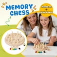 thumbnail image 3 of Wooden Memory Chess Game For S, Color Matching Activity Board Game, Sensory Busy Board For Dementia Care, Simple Alzheimers Memory Exercise Toy, Stress Relief Gift With, 3 of 6