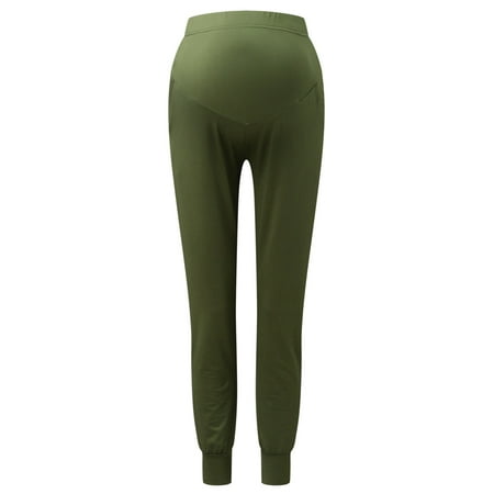 

Qufokar Maternity Clothes Plus Size Women Maternity Business Casual Comfortable Casual Womens Color Pants Stretchy Solid Maternity Pants Maternity Pants