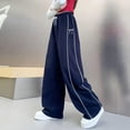 thumbnail image 2 of CAIXIA Teen Girls Sweatpants Wide Leg High Waist Sweat Pants with Pockets, 2 of 5