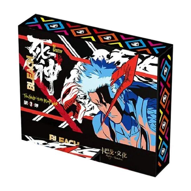 Tarjeta BLEACH, colección del 20. ° aniversario, tarjeta de colección conmemorativa limitada, tarjeta hueca de Metal de gran tamaño, tarjeta dorada y plateada