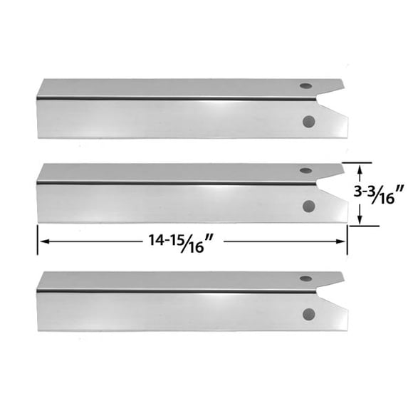 Replacement Heat Plate For Pinnacle TG475-2, TG475-2, TG475, GBC750W-C, GBC750WNG-C, GBC850W, GBC850WNG-C, NSG3902B, Wellington, GNSG3902B Gas Models-3PK