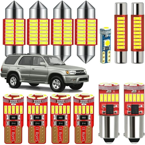 DODOFUN Interior LED Light Kit Compatible with 1996-2002 Toyota 4Runner ( 13-pc Bulb 6000k )