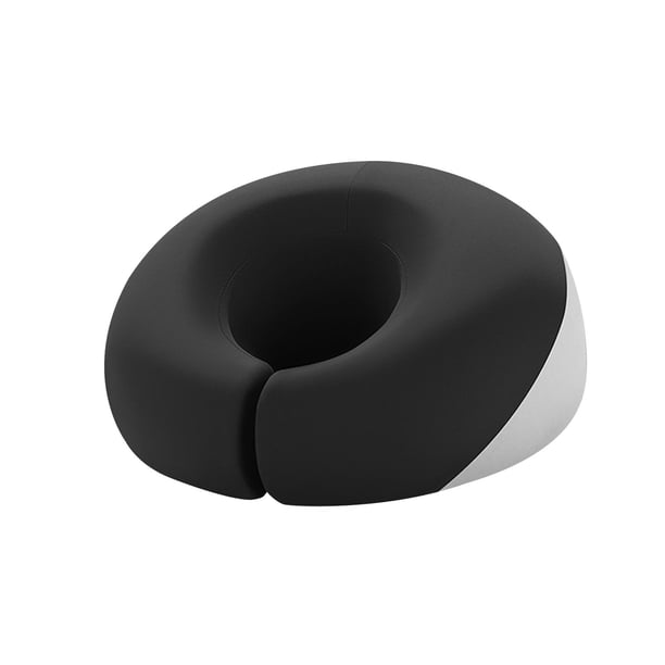 Almohada de masaje para reposacabezas, almohada para siestas, para biblioteca escolar Negro