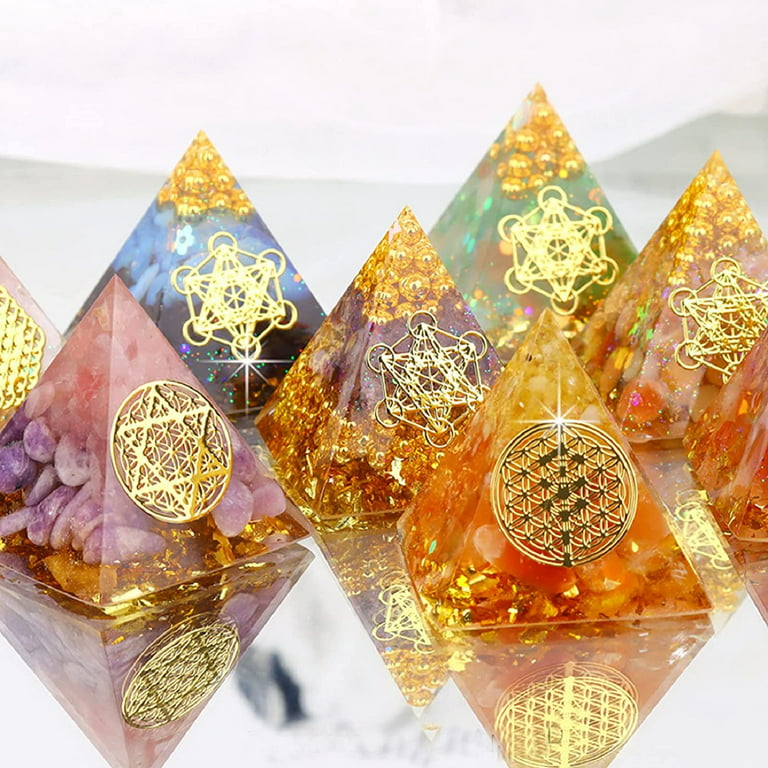 3pcs Large Resin Molds For DIY Jewelry Making Orgone Pyramid Orgonite Silicone  Molds Making Tools