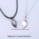 thumbnail image 2 of Collares con colgante de dos almas y un corazón para pareja, collar de parejas con imán creativo de piedra de los deseos Sincero  Hogar, 2 of 4