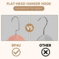 thumbnail image 2 of BP4U 2-Pack Premium Wide Shoulder Wooden Suit Hangers, Heavy-Duty Non-Slip Solid Wood Coat Hangers with Locking Bar for Suits & Coats(Cedar Wood), 2 of 6