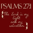 thumbnail image 2 of Greene, Taylor 15x15 Gold Ornate Wood Framed with Double Matting Museum Art Print Titled - Psalms 27-1 Red, 2 of 4