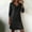Style1-Black dresses for women, variant on Cowl Neck Sweater Dress for Women – Relaxed Fit, Ribbed Knit, Long Sleeve, Cozy Fall & Winter Wear for Casual Outings & Errands White S