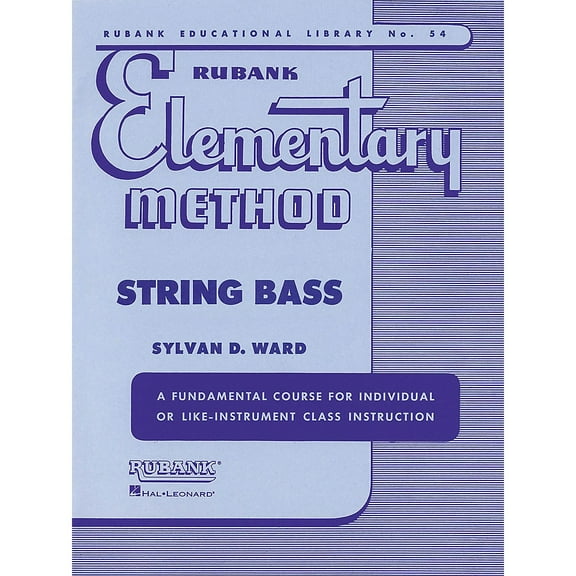 Hal Leonard Rubank Elementary Method - String Bass