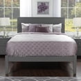 thumbnail image 2 of Nantucket Queen Solid Wood Platform Bed in Grey, 2 of 10