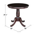 thumbnail image 3 of Pemberly Row Table à Manger Ronde de 30 Pouces en Moka Riche, 3 of 4