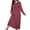 Red, variant on hotojiny Womens Plus Size Nightgown Fall Long Sleeve House Dresses Sleepwear Soft Ladies Star Sleep Shirt Nightdress S-5Xl
