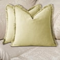 thumbnail image 6 of Pklyzj Pillow Covers 1Pack Bohemian Wind Washed Cotton Tassel Solid Color Pillow Set Living Room Sofa Lumbar Cushion Cushion Bedroom on Clearance, 6 of 6