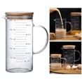 thumbnail image 3 of Medidoras Transparentes Vaso para Cocina Caliente/fría Segura , 1000ml 1000ml-1 perfecl Jarra de medición, 3 of 8