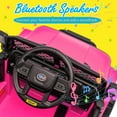 thumbnail image 2 of Xuanlur 12V Kids Electric Vehicles for Kids, Ride on Toys w/Parent Remote Control,USB, Music, LED Lights, Bluetooth, Gift for Boys Girls (Pink), 2 of 7