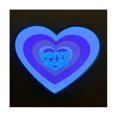 thumbnail image 2 of Drive Safe Heart Glow Panel Light Emitting Window Racing Car Sticker Windshield Decorative Led Ligh, 2 of 5