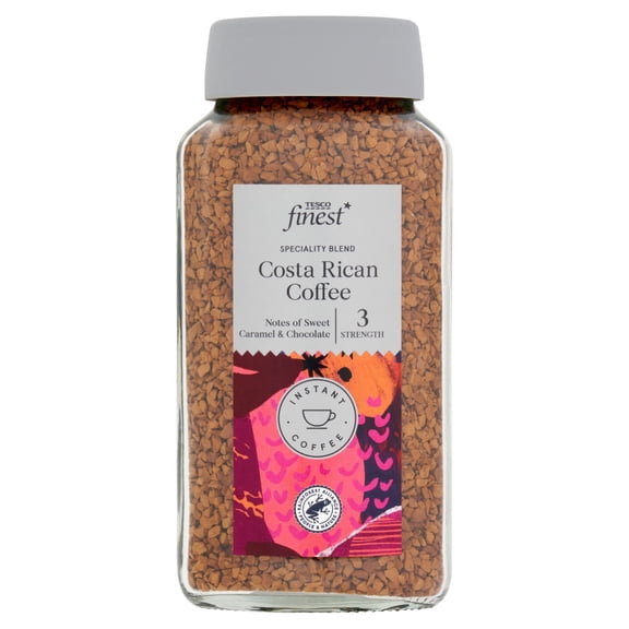 Tesco Finest Costa Rican Instant Coffee 100G, Imported from Britain