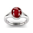 thumbnail image 2 of Natural Certified Ruby Manik Gemstone 925 Sterling Silver Ring for Men & Women Birthstone Gift Ring, 2 of 3