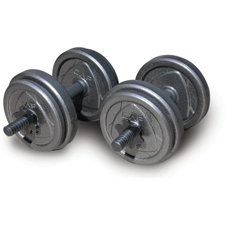 CAP Barbell Adjustable Cast Iron Dumbbell Set (Best Adjustable Dumbbells 2019)