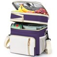thumbnail image 1 of Fiambrera BAGNN, expandible, 16 L, aislante, a prueba de fugas, color morado, 1 of 9