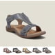 thumbnail image 1 of Sandalias ortopédicas cómodas para mujer, sandalias ortopédicas Sursell, sandalias casuales de playa planas, 1 of 1