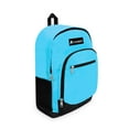 thumbnail image 2 of Everest 16.5" Casual Backpack w/ Side Mesh Pocket, Turquoise All Ages, Unisex 6045-TURQ/BK, Carrier and Shoulder Book Bag for School, Work, Sports, and Travel, 2 of 4
