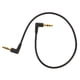 thumbnail image 1 of ColoMX Cable de audio macho a macho de 3,5 mm Cable auxiliar estéreo en ángulo Cable de audio de 30 cm, 1 of 8