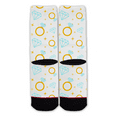 thumbnail image 6 of Function - Wedding Bride Rings and Diamonds Pattern Fashion Socks Yellow, 6 of 10