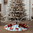 thumbnail image 6 of Kll Flowers And Lady Bugs Christmas Tree Skirt 48",Party Decorations Farmhouse For Christmas Decorations Holiday Party, 6 of 8