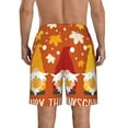 thumbnail image 3 of Naloa Happy Thanksgiving Three Gnomes Men's Beach Shorts, Surfing shorts, Swim trunks, Quick Dry Swim Trunks for Surfing Beach Fun - X-Large, 3 of 9