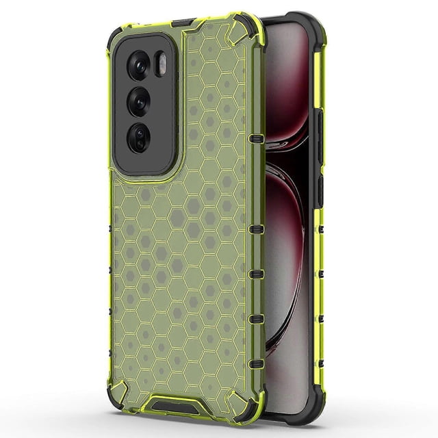 Funda de PC+TPU para Oppo Reno12 5G, con diseño de panal, amortiguación y antigolpes, s202412241578